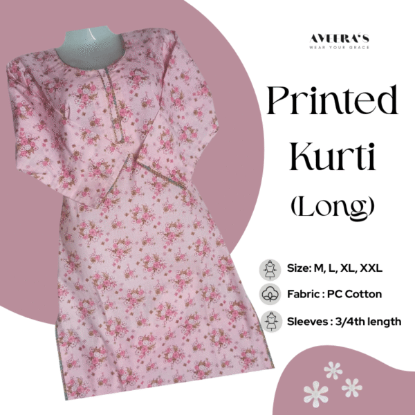 Printed Kurti (Long)