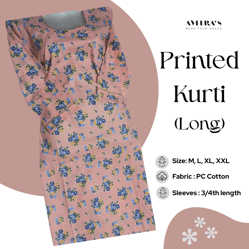 Printed Kurti (Long)