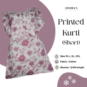 Printed Kurti (Short)