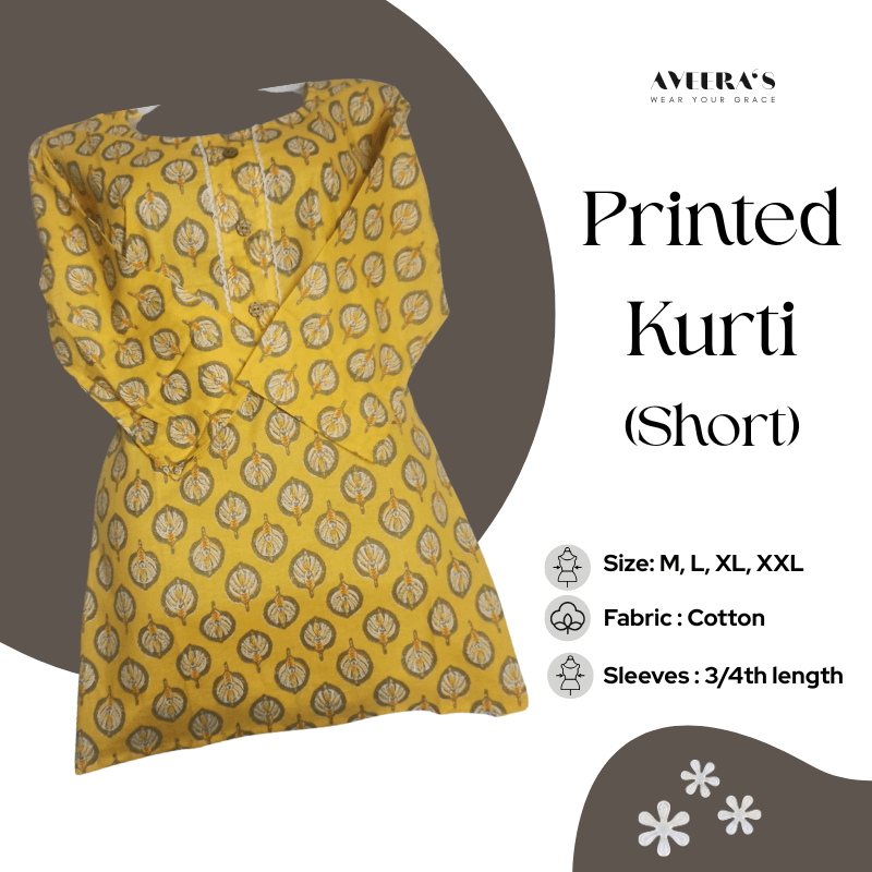 Printed Kurti (short)